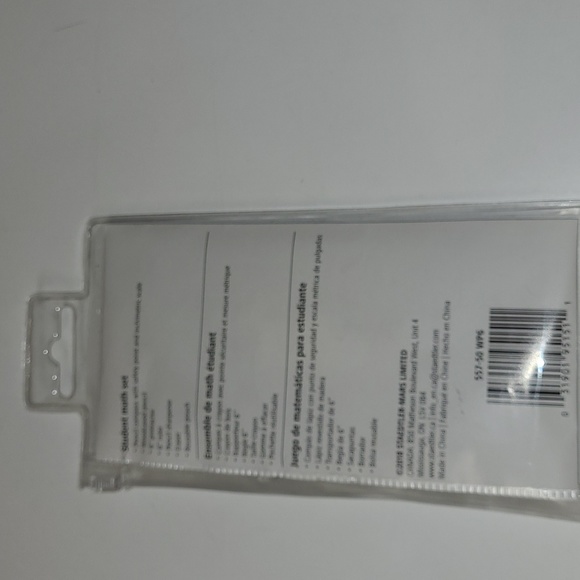 Student Math Set - Protractor, Pencil Compass, Ruler, etc. - Picture 2 of 5